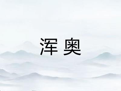 浑奥