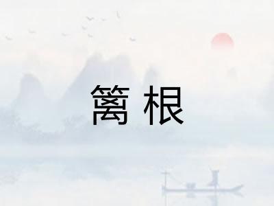 篱根