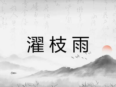 濯枝雨