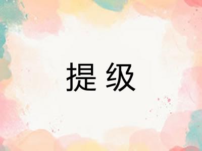 提级