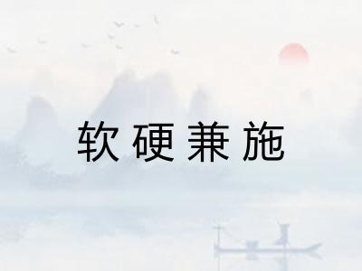 软硬兼施