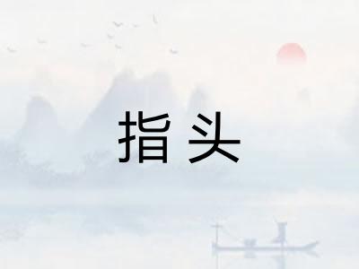 指头