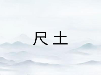 尺土