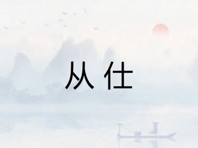 从仕