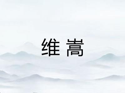 维嵩