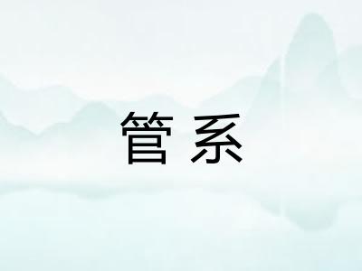 管系