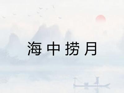 海中捞月