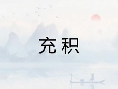 充积