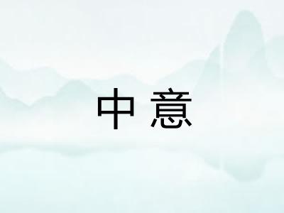 中意