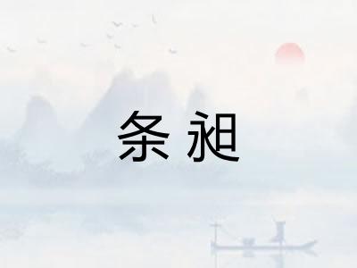 条昶