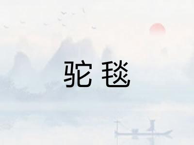 驼毯