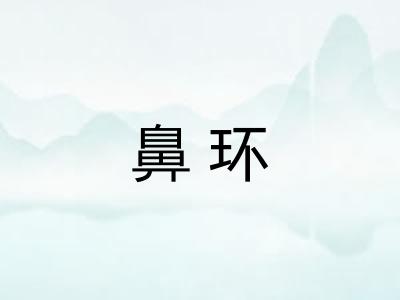 鼻环