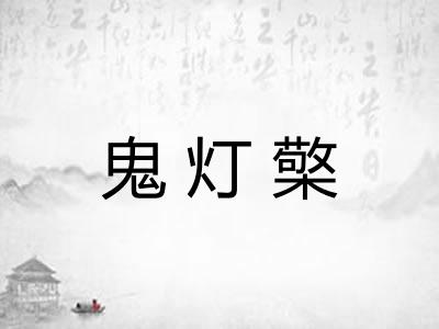 鬼灯檠