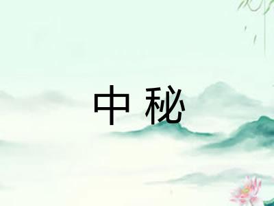 中秘