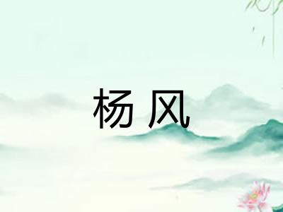 杨风