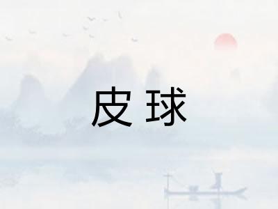 皮球