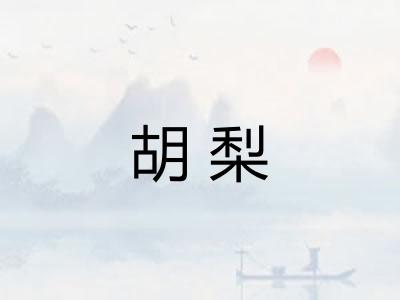 胡梨