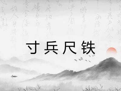 寸兵尺铁