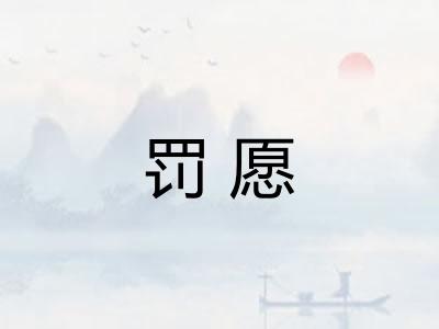 罚愿