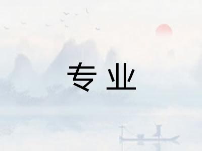 专业