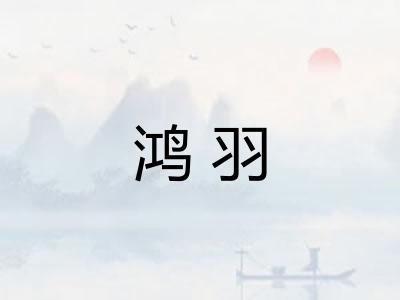 鸿羽