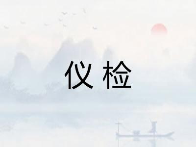 仪检