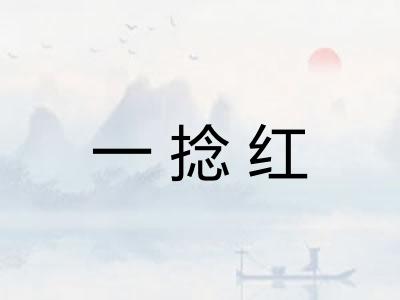 一捻红