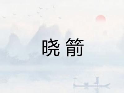 晓箭