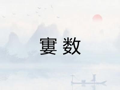 寠数