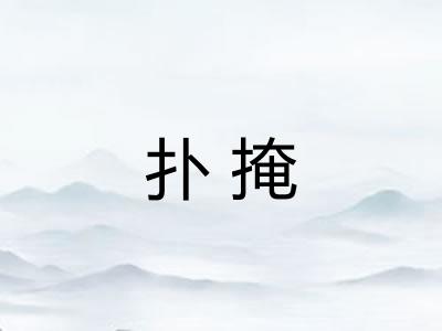 扑掩