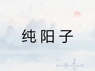 纯阳子